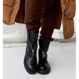 Bottines isolées noires avec fermeture éclair Oakdale 1