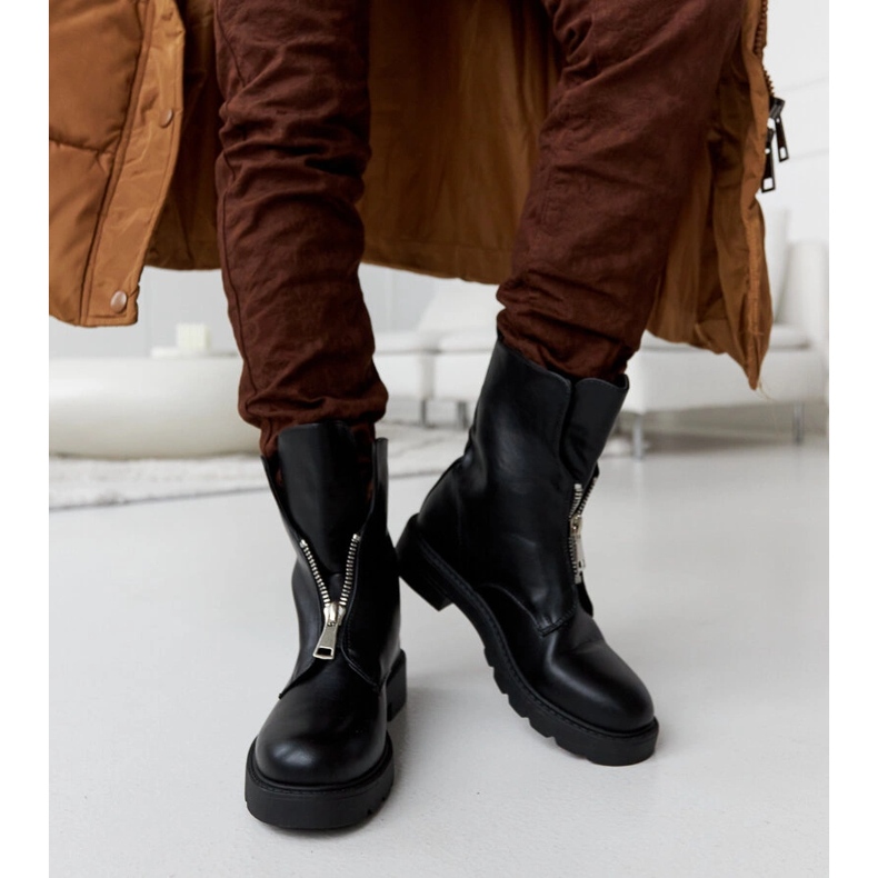 Bottines isolées noires avec fermeture éclair Oakdale le noir 2