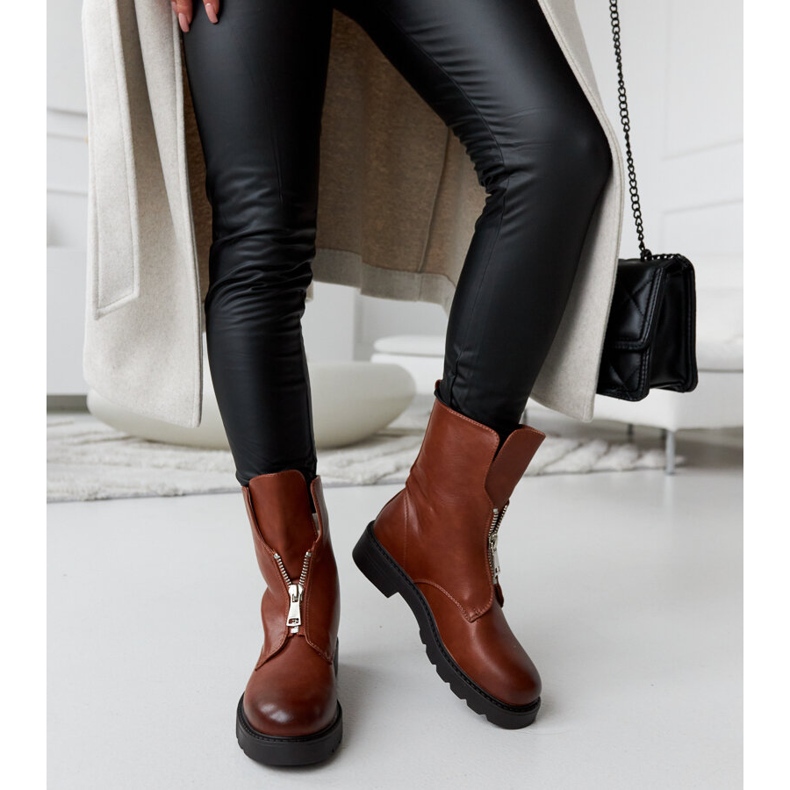 Bottes isolées marron avec fermeture éclair d'Oakdale brun 2