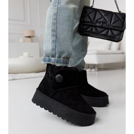 Bottes de neige courtes isolées noires par Casimiro 2