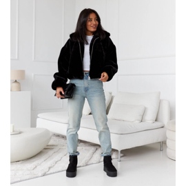 Bottes de neige courtes isolées noires par Casimiro 1