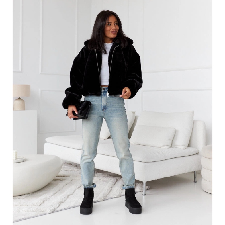 Bottes de neige courtes isolées noires par Casimiro 1
