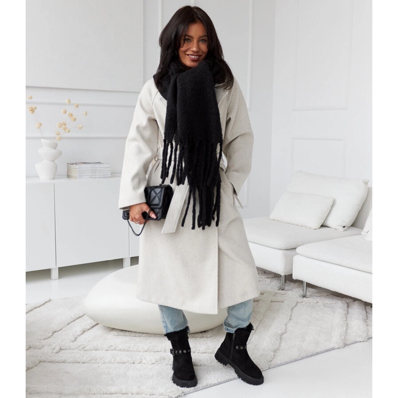 Bottes isolées noires en éco-daim Arturo 1