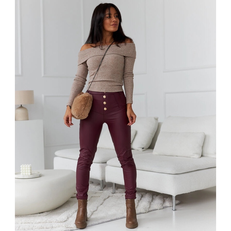 Bottines à talons bas marron foncé de Layman brun 1