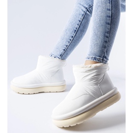Bottes de neige isolées blanches Linwood 1 Bottes de neige isolées blanches Linwood 1