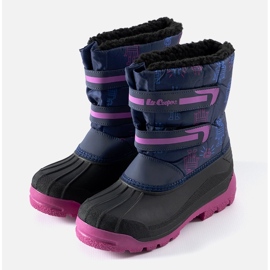 Bottes de neige bleu marine Lee Cooper LCJ-23-44-2007K 1