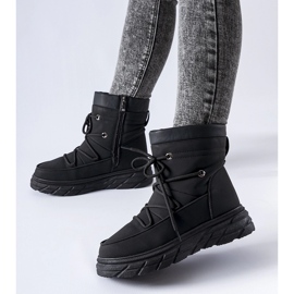 Bottes de neige isolées Jamison noires mates le noir 1 Bottes de neige isolées Jamison noires mates le noir 1