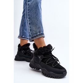 Bottes Trappeuses Pour Femmes Avec Fourrure Noir Cresandi le noir 5