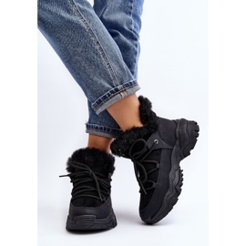 Bottes Trappeuses Pour Femmes Avec Fourrure Noir Cresandi le noir 6