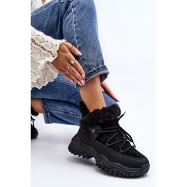 Bottes Trappeuses Pour Femmes Avec Fourrure Noir Cresandi le noir 7