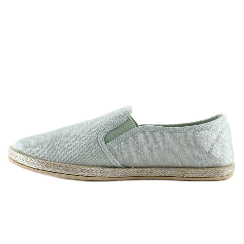 Espadrilles à enfiler glamour JX16 Vert 1