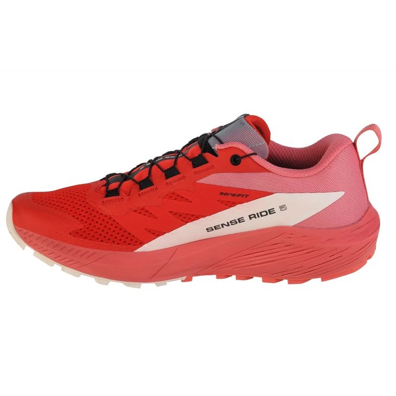Chaussures de course Salomon Sense Ride 5 W 472152 rose 1