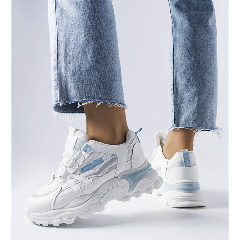 Baskets bleues avec empiècements Opal fluo 1 Baskets bleues avec empiècements Opal fluo 1