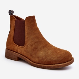 Camel Sawarra, Bottines Chelsea Basses Femme brun 1