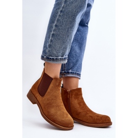Camel Sawarra, Bottines Chelsea Basses Femme brun 2