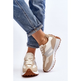 Chaussures de sport Chloette beiges pour femmes 1 Chaussures de sport Chloette beiges pour femmes 1