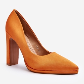 Escarpins à talons hauts Piatti orange 1 Escarpins à talons hauts Piatti orange 1