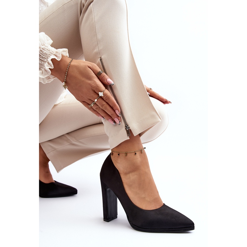 Escarpins à talons hauts Piatti noirs le noir 1