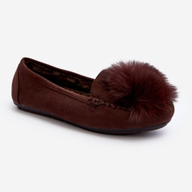 Mocassins Femme Avec Fourrure Marron Novas brun 1 Mocassins Femme Avec Fourrure Marron Novas brun 1