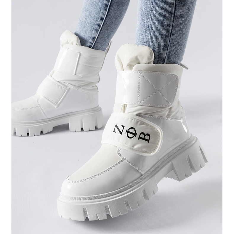 Bottes de neige isolées Reppert blanches 1
