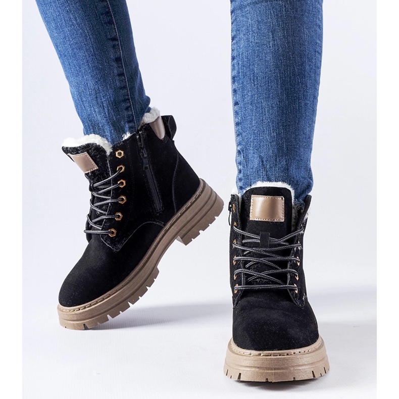 Bottes de travail noires avec isolation légère de Stevens le noir 1