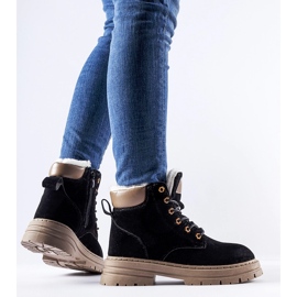 Bottes de travail noires avec isolation légère de Stevens le noir 2