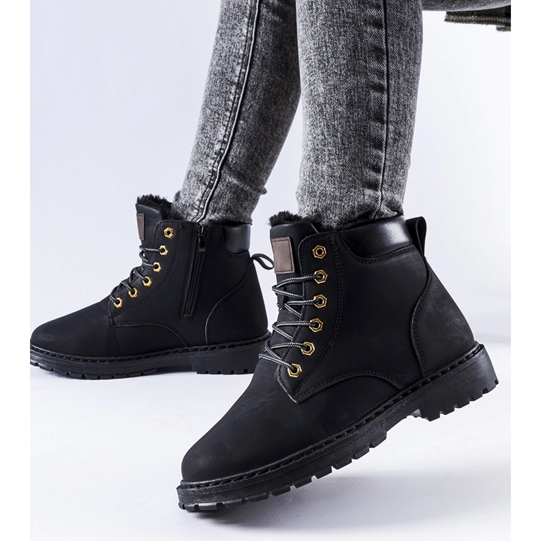 Travailleurs Leonardo classiques isolés noirs 1