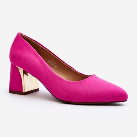 Escarpins à talons hauts fuchsia Selloria rose 1