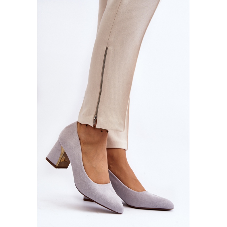 Escarpins à talons hauts Selloria gris 2