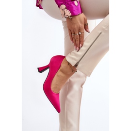 Talons hauts classiques à bout pointu Fuchsia Delimena rose 7