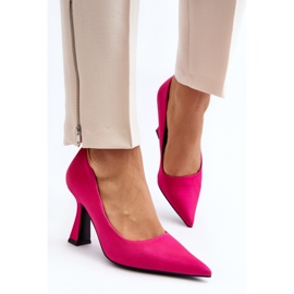 Talons hauts classiques à bout pointu Fuchsia Delimena rose 8