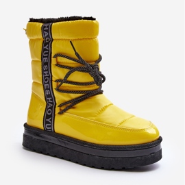 Bottes De Neige Femme Avec Fixation Jaune Lilar 4