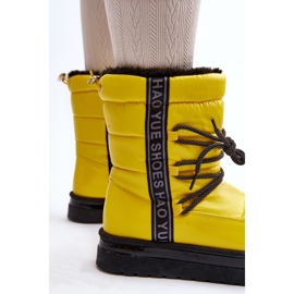 Bottes De Neige Femme Avec Fixation Jaune Lilar 11
