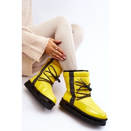 Bottes De Neige Femme Avec Fixation Jaune Lilar 3