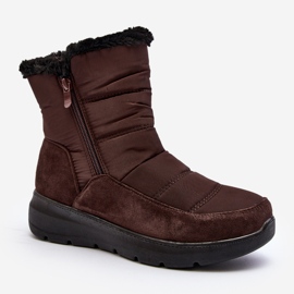 Bottes de neige pour femmes avec fourrure marron Primose brun 1 Bottes de neige pour femmes avec fourrure marron Primose brun 1