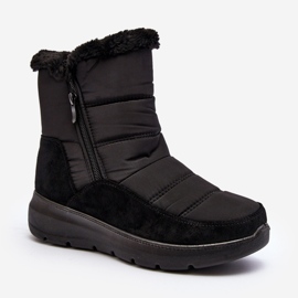Bottes De Neige Femme Avec Fourrure Noir Primose 1