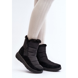 Bottes De Neige Femme Avec Fourrure Noir Primose 2