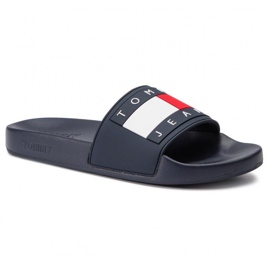 Tommy Hilfiger Tongs Tommy Jeans Flag Pool Slide M EM0EM00284-403 bleu 1