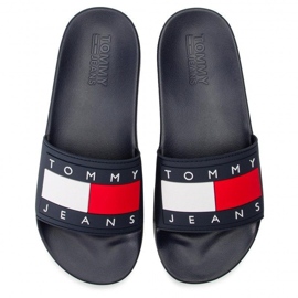 Tommy Hilfiger Tongs Tommy Jeans Flag Pool Slide M EM0EM00284-403 bleu 2