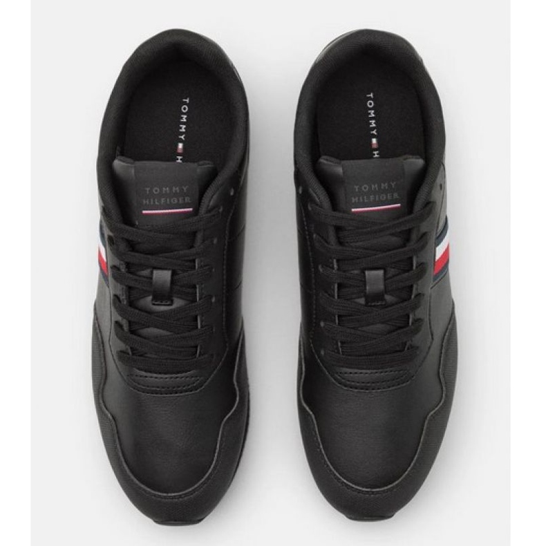Chaussures Tommy Hilfiger Core Lo Runner Pu M FM0FM048340GQ noir 1