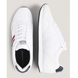 Chaussures Tommy Hilfiger Core Lo Runner Pu M FM0FM048340K9 blanc 1