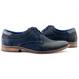 KOMODO Chaussures élégantes pour hommes 877 bleu marine 2 KOMODO Chaussures élégantes pour hommes 877 bleu marine 2