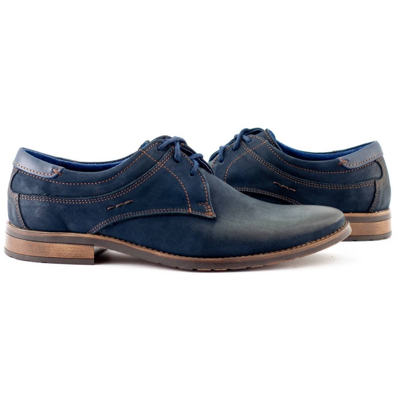 KOMODO Chaussures élégantes pour hommes 877 bleu marine 2 KOMODO Chaussures élégantes pour hommes 877 bleu marine 2