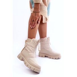 NEWS Bottes de neige hautes isolées pour femmes Beige Freoc 3 NEWS Bottes de neige hautes isolées pour femmes Beige Freoc 3