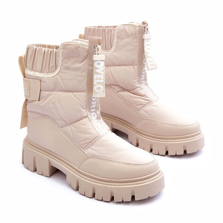 NEWS Bottes de neige hautes isolées pour femmes Beige Freoc 1 NEWS Bottes de neige hautes isolées pour femmes Beige Freoc 1