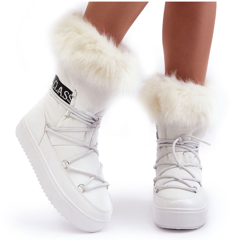 Seastar Bottes De Neige À Lacets Femme Blanc blanche 4 Seastar Bottes De Neige À Lacets Femme Blanc blanche 4
