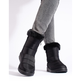 W. Potocki Bottes de neige noires pour femmes par Potocki 2