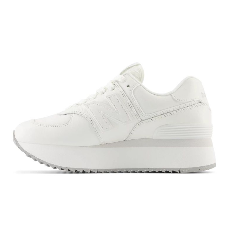 Chaussures New Balance W WL574ZFW blanche 1