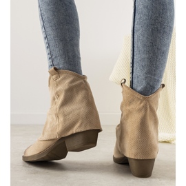 Santiags femme beiges Belloci 1 Santiags femme beiges Belloci 1