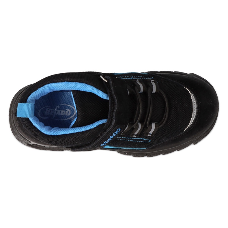 Befado chaussures pour enfants noir / turquoise 515Y002 le noir 1
